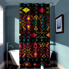 Bohemian Patterns Tribal Shower Curtain 36  X 72  (stall)  by BangZart