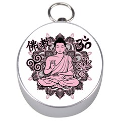 Ornate Buddha Silver Compasses by Valentinaart