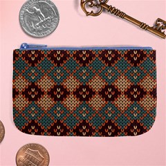 Knitted Pattern Large Coin Purse by BangZart