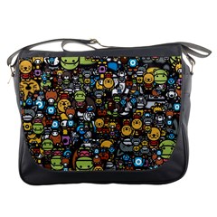 Many Funny Animals Messenger Bags by BangZart