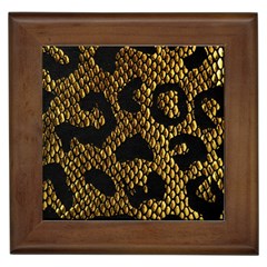 Metallic Snake Skin Pattern Framed Tiles by BangZart