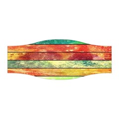 Stripes Color Oil Stretchable Headband by BangZart