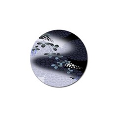 Abstract Black And Gray Tree Golf Ball Marker (4 Pack) by BangZart