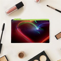 Neon Heart Cosmetic Bag (xs) by BangZart