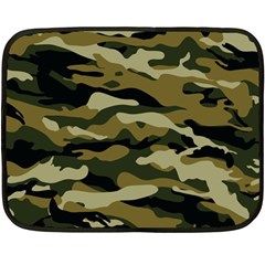 Military Vector Pattern Texture Fleece Blanket (mini) by BangZart