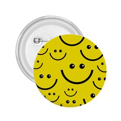 Digitally Created Yellow Happy Smile  Face Wallpaper 2 25  Buttons by BangZart