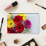 Flowers Gerbera Floral Spring Cosmetic Bag (Medium)  Front