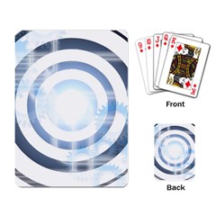 Center Centered Gears Visor Target Playing Card by BangZart