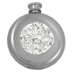 Pattern Motif Decor Round Hip Flask (5 Oz) by BangZart