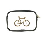 Elegant Gold Look Bicycle Cycling  Coin Purse Back