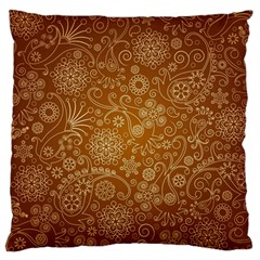 Batik Art Pattern Large Flano Cushion Case (one Side) by BangZart