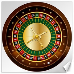 Casino Roulette Clipart Canvas 12  X 12   by BangZart