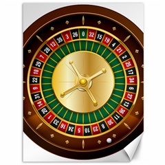 Casino Roulette Clipart Canvas 36  X 48   by BangZart