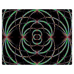 Abstract Spider Web Double Sided Flano Blanket (medium)  by BangZart