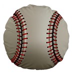 Baseball Large 18  Premium Round Cushions Front