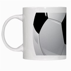 Soccer Ball White Mugs by BangZart