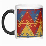 Aztec South American Pattern Zig Morph Mugs Left