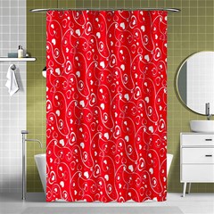 Heart Pattern Shower Curtain 48  X 72  (small)  by BangZart