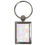 Cat Animal Pet Pattern Key Chains (Rectangle)  Front