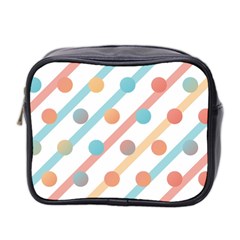 Simple Saturated Pattern Mini Toiletries Bag 2-side by linceazul