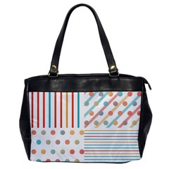 Simple Saturated Pattern Office Handbags by linceazul