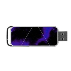 Space Portable Usb Flash (one Side) by Valentinaart