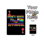 Dont need your approval Playing Cards 54 (Mini)  Front - Heart7