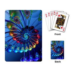 Top Peacock Feathers Playing Card by BangZart