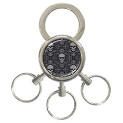 Dark Horror Skulls Pattern 3-ring Key Chains by BangZart