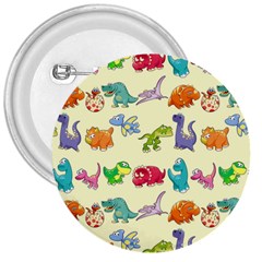 Group Of Funny Dinosaurs Graphic 3  Buttons by BangZart