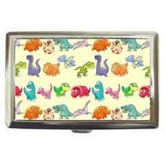 Group Of Funny Dinosaurs Graphic Cigarette Money Cases by BangZart