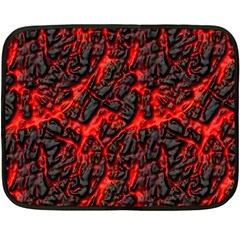 Volcanic Textures  Fleece Blanket (mini) by BangZart