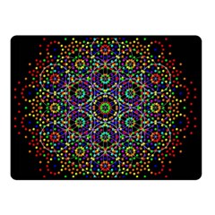 The Flower Of Life Double Sided Fleece Blanket (small)  by BangZart