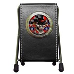 Confederate Flag Usa America United States Csa Civil War Rebel Dixie Military Poster Skull Pen Holder Desk Clocks Front