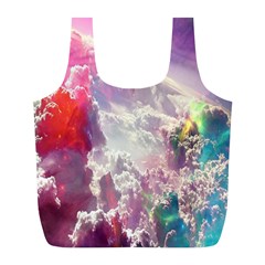 Clouds Multicolor Fantasy Art Skies Full Print Recycle Bags (l)  by BangZart