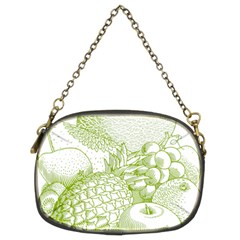 Fruits Vintage Food Healthy Retro Chain Purses (two Sides)  by Nexatart