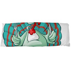 Pie Turkey Eating Fork Knife Hat Body Pillow Case Dakimakura (two Sides) by Nexatart