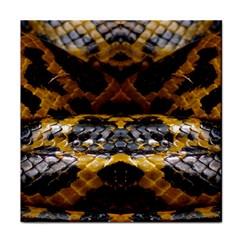 Textures Snake Skin Patterns Face Towel by BangZart