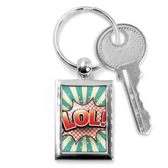 Lol Comic Speech Bubble  Vector Illustration Key Chains (rectangle)  by BangZart