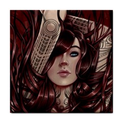 Beautiful Women Fantasy Art Tile Coasters by BangZart