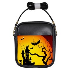 Halloween Night Terrors Girls Sling Bags by BangZart