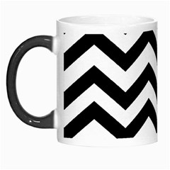 Black And White Chevron Morph Mugs by BangZart