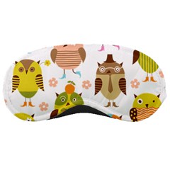 Cute Owls Pattern Sleeping Masks by BangZart