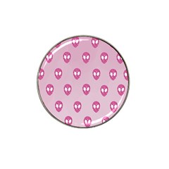 Alien Pattern Pink Hat Clip Ball Marker by BangZart