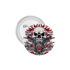 Skull Tribal 1 75  Buttons by Valentinaart