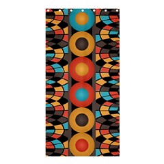 Colorful Geometric Composition Shower Curtain 36  X 72  (stall)  by linceazul