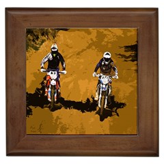 Motorsport  Framed Tiles by Valentinaart