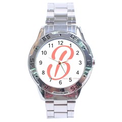 Belicious World  b  In Coral Stainless Steel Analogue Watch by beliciousworld