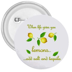 When Life Gives You Lemons 3  Buttons by Valentinaart