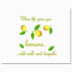 When Life Gives You Lemons Mini Button Earrings by Valentinaart